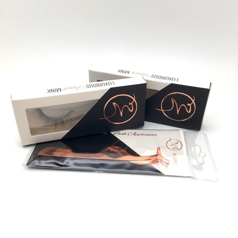 Premium Eye Lash Bundle - Faux Mink & Applicator